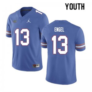 Youth Florida Gators #13 Kyle Engel NCAA Nike Blue Authentic Stitched College Football Jersey CUZ3162KQ